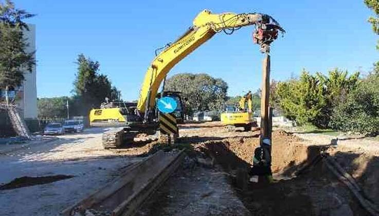 Manavgat Titreyengöl kanalizasyon hattı yenileniyor