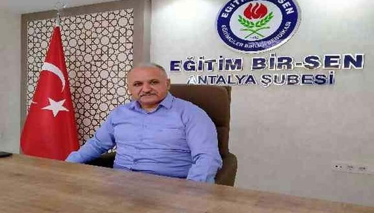 Eğitim Bir Sen Antalya Şube Başkanı Miran: “Eğitimdeki kronikleşen sorunlara çözüm bulunmalı”