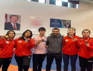 Kaş Belediyesi Güreş Takımı Antalya’da 4 birincilik aldı