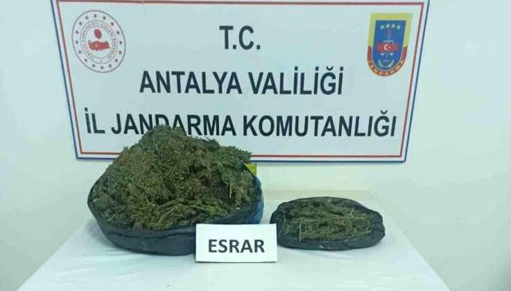 Gazipaşa’da uyuşturucu tacirine operasyon