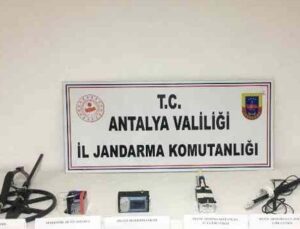 Antalya’da kaçak kazı operasyonu