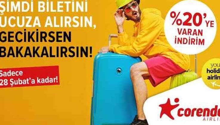 Corendon Airlines’den erken rezervasyon kampanyası