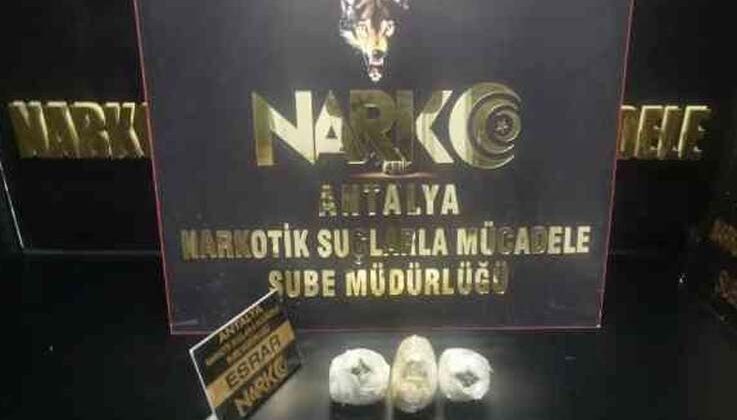 Antalya’da bir haftada 10 narkotik operasyonu: 17 gözaltı