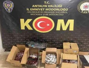 Antalya’da kaçakçılığa geçit yok