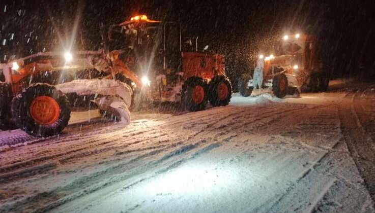 Antalya’da kar yağışı başladı