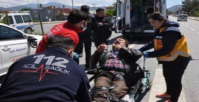 Gazipaşa’da trafik kazası: 1 yaralı