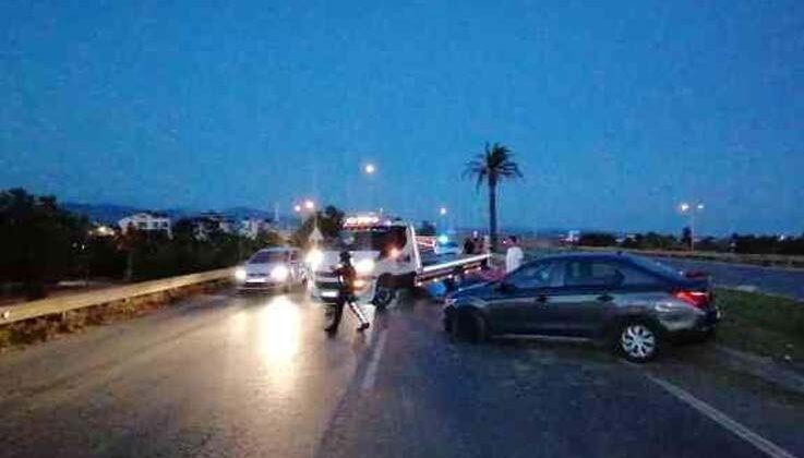 Otomobil, takla atıp palmiyeye çarptı: 1 ölü