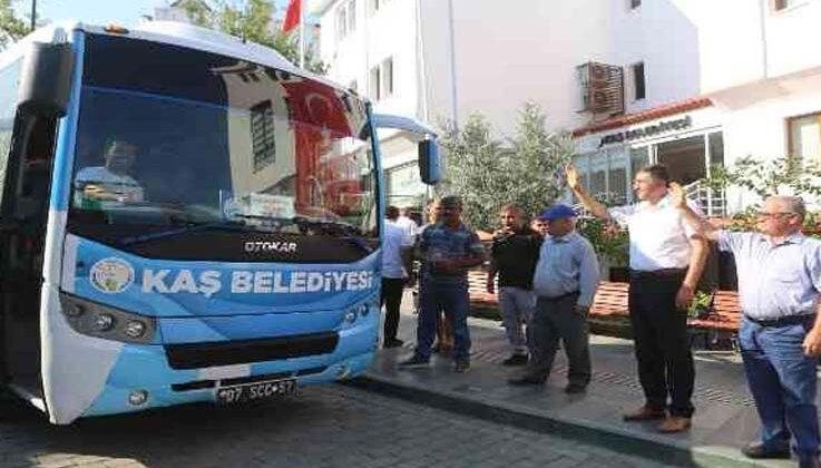 Kaş Belediye Spor güreş takımı Edirne’ye uğurlandı