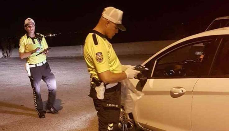 Antalya’da helikopter de dron destekli trafik denetimi