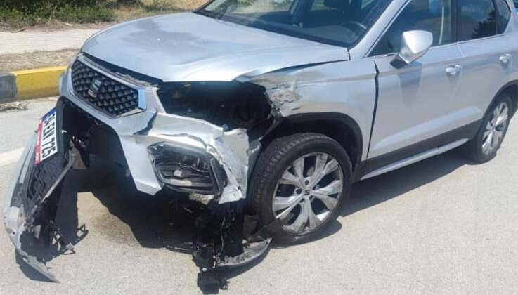 Finike’de trafik kazası: 1 yaralı