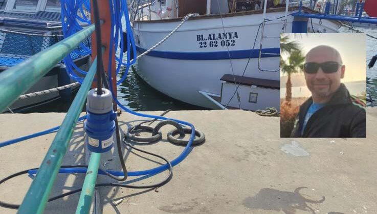 Alanya’da elektrik çarpınca denize düşen adam hayatını kaybetti