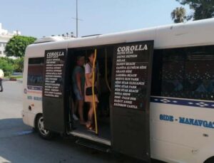 Manavgat’ta trafik ekiplerinden fazla yolcuya taviz yok