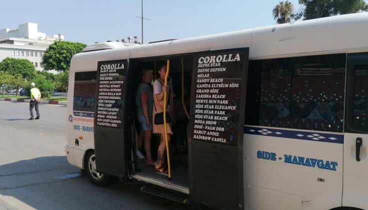 Manavgat’ta trafik ekiplerinden fazla yolcuya taviz yok