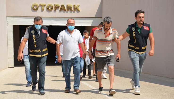 Antalya’da aranan 63 şüpheli yakalandı