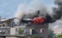 Antalya’da daire alev alev yandı