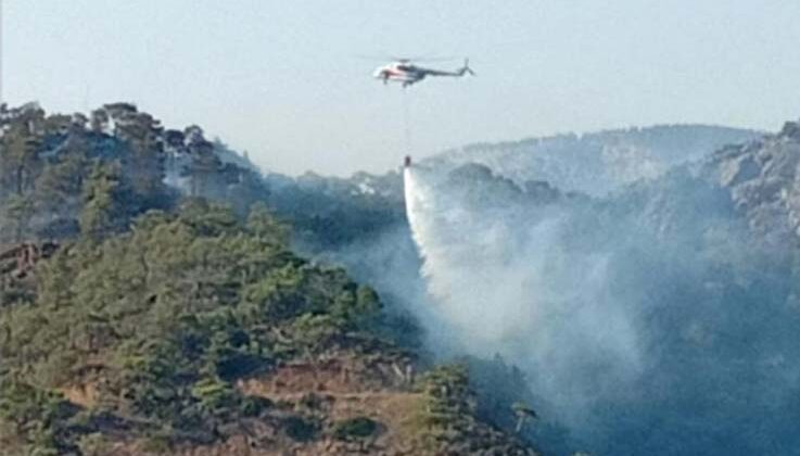 Adrasan’daki orman yangını kontrol altına alındı