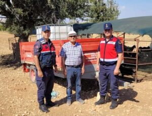 Korkuteli’de römork hırsızları yakalandı