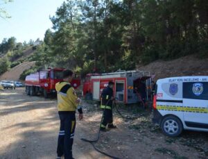Antalya’da orman yangını büyümeden söndürüldü