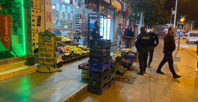 Antalya’da manav dükkanına silahlı saldırı