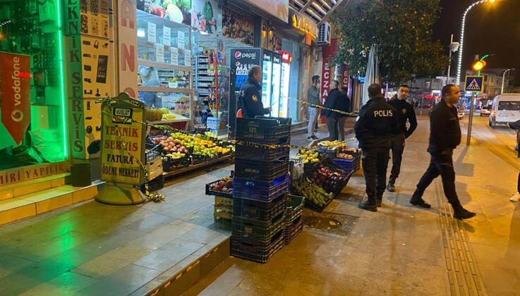 Antalya’da manav dükkanına silahlı saldırı