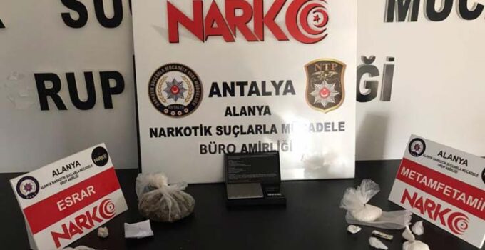 Alanya’da uyuşturucu ve hırsızlık operasyonları: 13 gözaltı