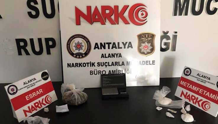 Alanya’da uyuşturucu ve hırsızlık operasyonları: 13 gözaltı