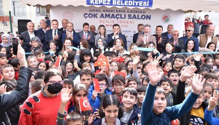 Kepez’den, İsmail Hakkı Kaya İlkokulu’na çok amaçlı salon