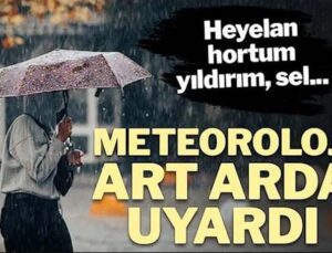 Meteoroloji’den kuvvetli yağış ve fırtına uyarısı!