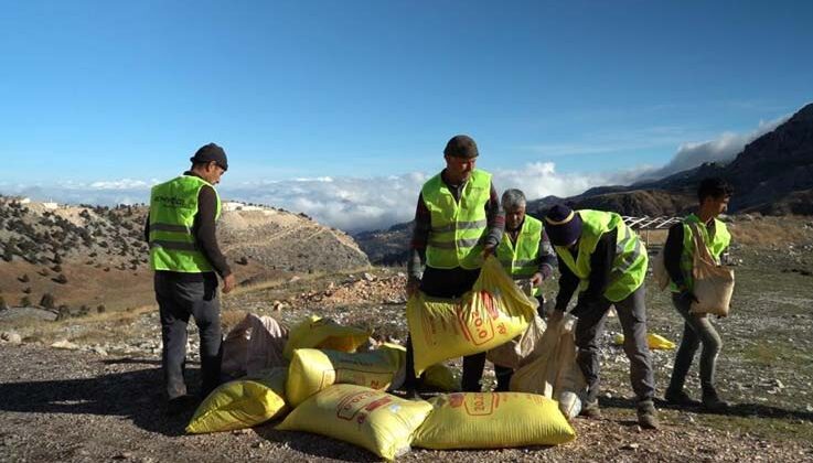 Konyaaltı, otlakları gübreliyor