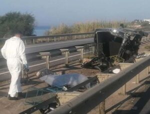 Antalya’da feci kaza: 1 ölü, 4 yaralı