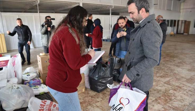 Kepez’den deprem bölgesine yürekleri ısıtan bağış