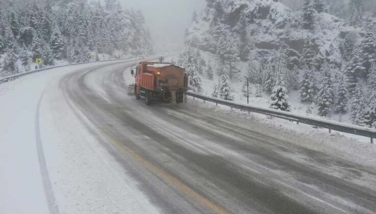 Antalya-Konya karayolunda trafik normale döndü