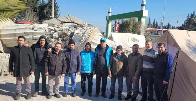 Gazipaşa’dan deprem bölgesine giden din görevlileri çalışmalarına devam ediyor