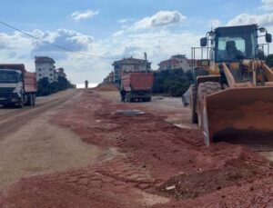 Alanya Belediyesi alt yapı çalışmalarını sürdürüyor
