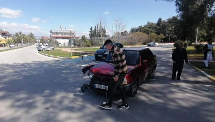 Manavgat’ta trafik kazası: 1 yaralı