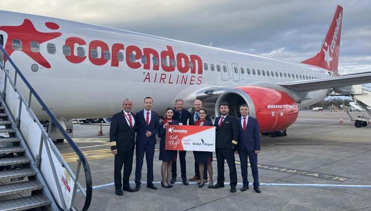 Corendon Airlines, İngiltere pazarı uçuşlarına 2023’te yeni hatlar ekledi