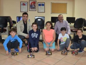 Alanya ATABEM’den bir ilk Bluetooth kontrollü araba projesi