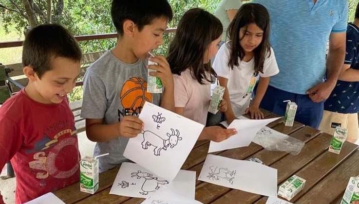 “Dünya Süt Günü” etkinlikleri çerçevesinde öğrencilerine süt dağıtıldı