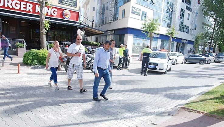 Gazipaşa’da kask uygulaması yapıldı