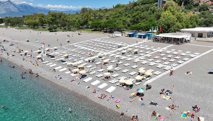 Büyükşehir’in Ekdağ plajları sezona hazır