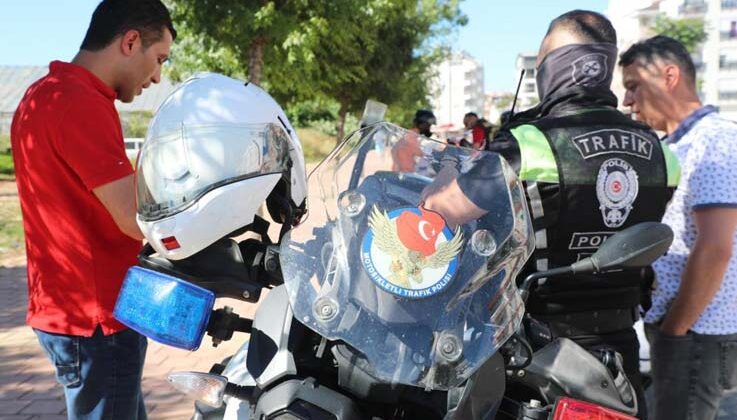 Antalya’da 128 araca idari işlem yapıldı