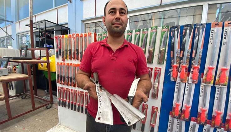 Kurban Bayramı öncesi bıçakçılarda yoğunluk başladı