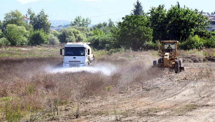 Manavgat Belediyesi’nden yangın önlemi