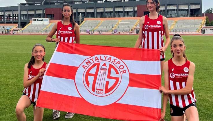 Antalyaspor atletleri fırtına gibi esti