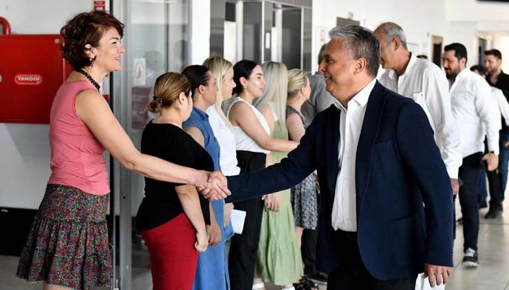Muratpaşa Belediyesi’nde bayramlaşma