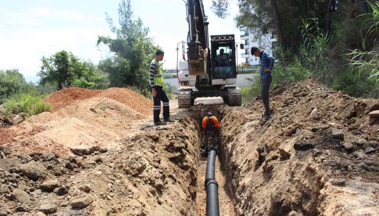 ASAT’tan Manavgat’ta kanalizasyon çalışması