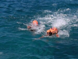 17. Uluslararası Meis-Kaş Yüzme Yarışı yapıldı