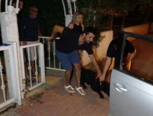 Tasmasız ve ağızlıksız doberman parkta aileye dehşeti yaşattı