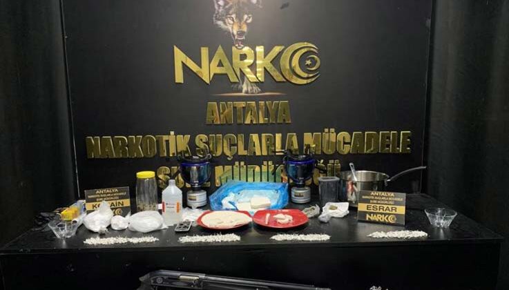 Antalya’da polisten zehir tacirlerine Haziran darbesi