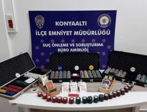 Antalya’da, kumar oynayan 14 kişiye cezai işlem uygulandı
